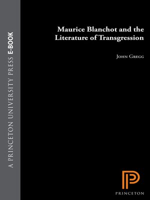 cover image of Maurice Blanchot and the Literature of Transgression